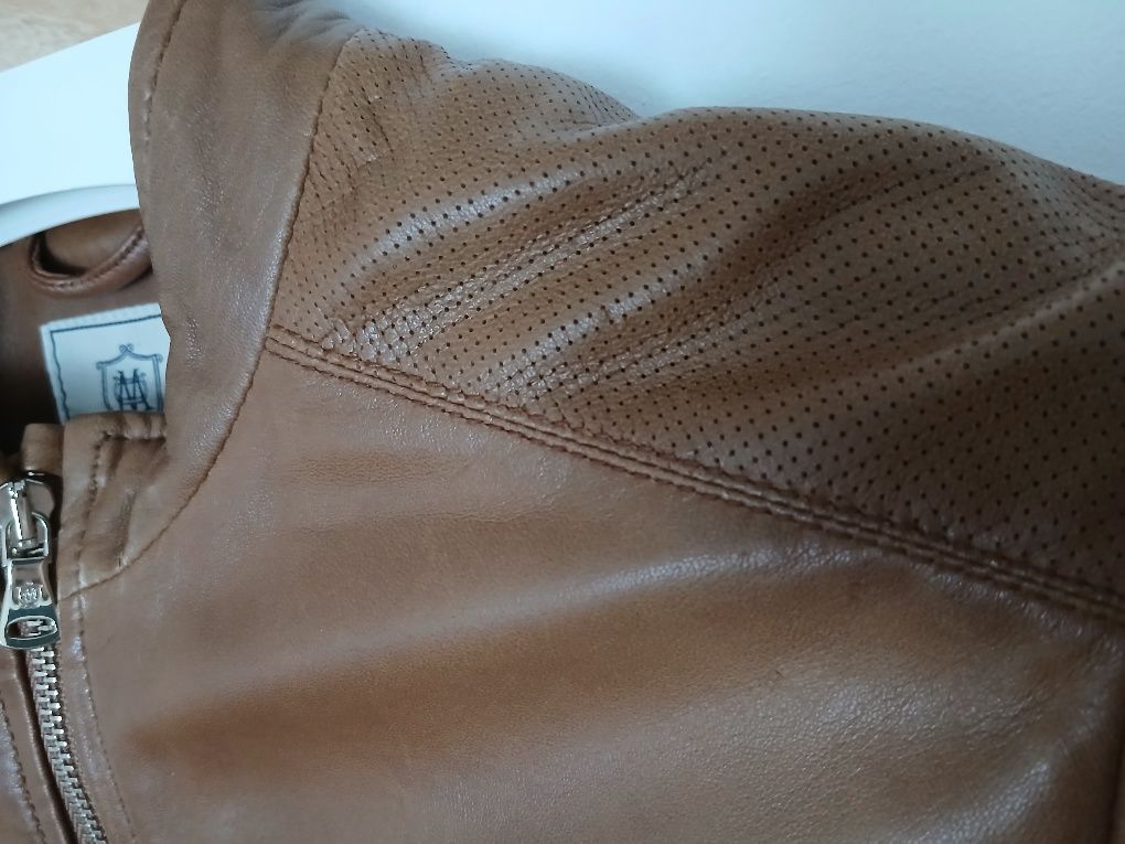 Casaco pele Massimo Dutti