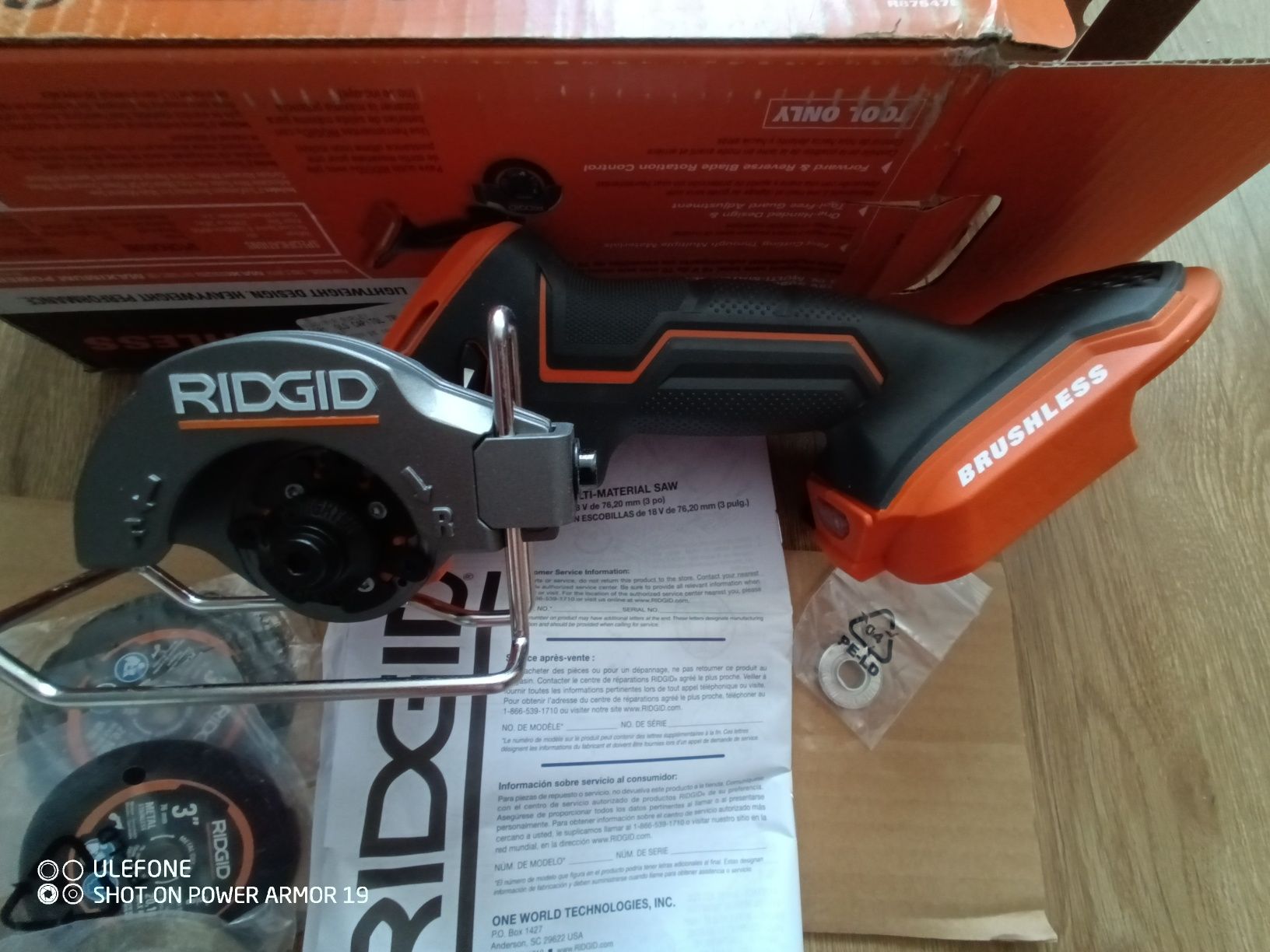 Ridgid R87547 18V 3-in-1 Cut off Tool