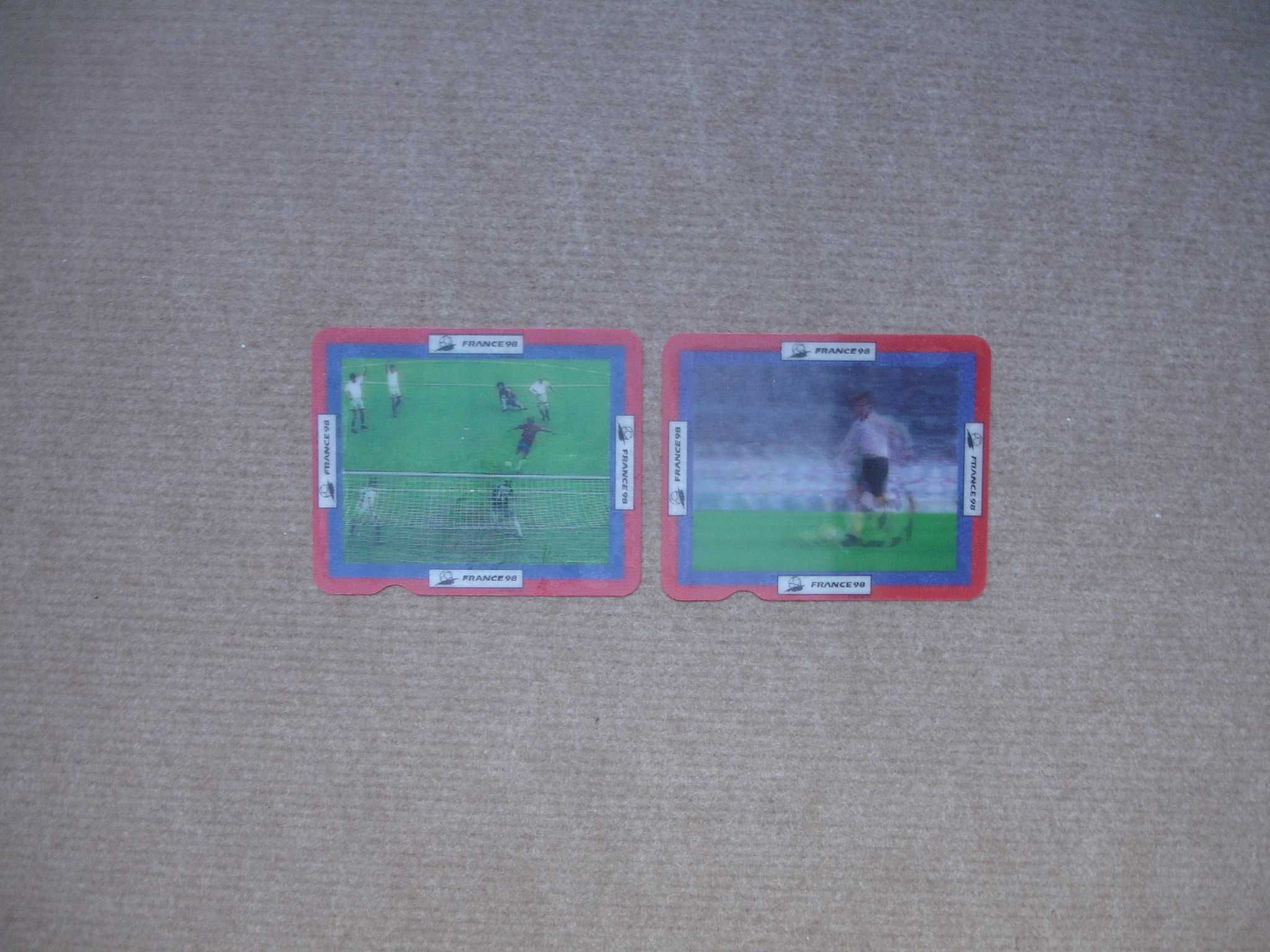 Jogo da Escada Yoplait + cartões 3D futebol França 98