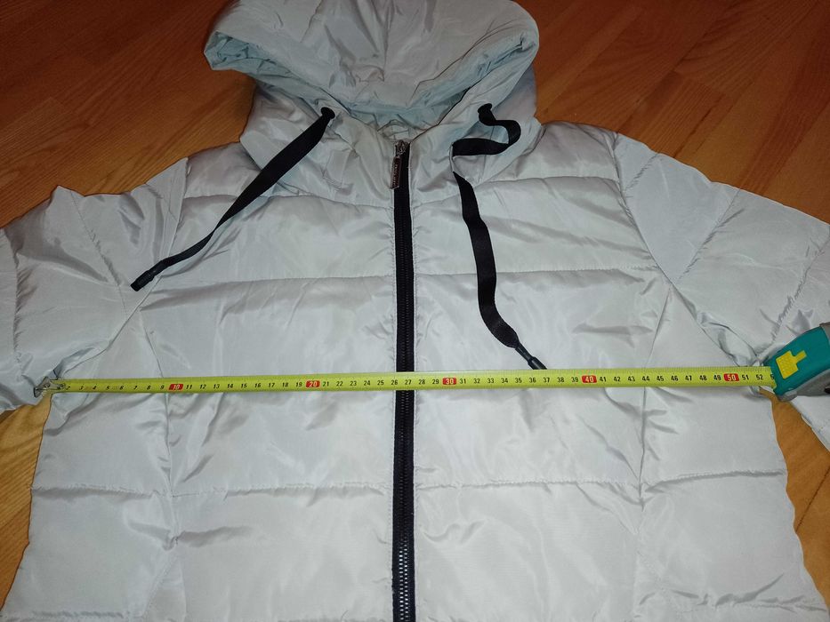 Kurtka dłuższa z kapturem zimowa szara rozm. M Carry