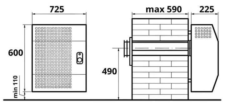 Газовый конвектор АКОГ-5-СП, до 40 м2, бесплатная доставка