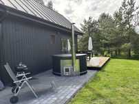 Dom ,domek z prywatną sauną, balią jacuzzi na Kaszubach,  nad jeziorem