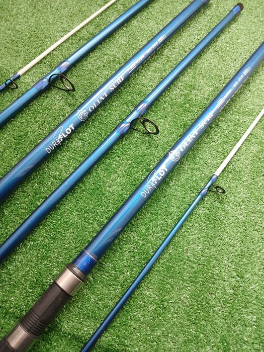 Conjunto de 2 canas pesca surfcasting