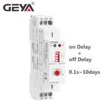 Реле задержки GEYA GRT8-EC 10A реле для включения и выключения