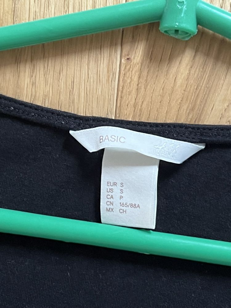 Sukienka czarna oversize H&M r. S