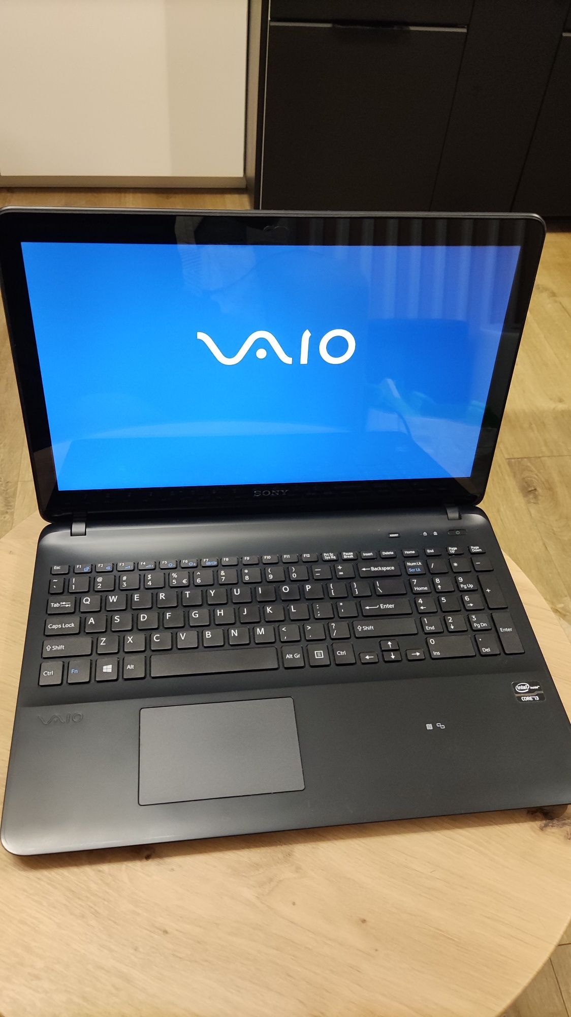 Laptop Sony Vaio SVF152A29M komputer czarny ekran dotykowy