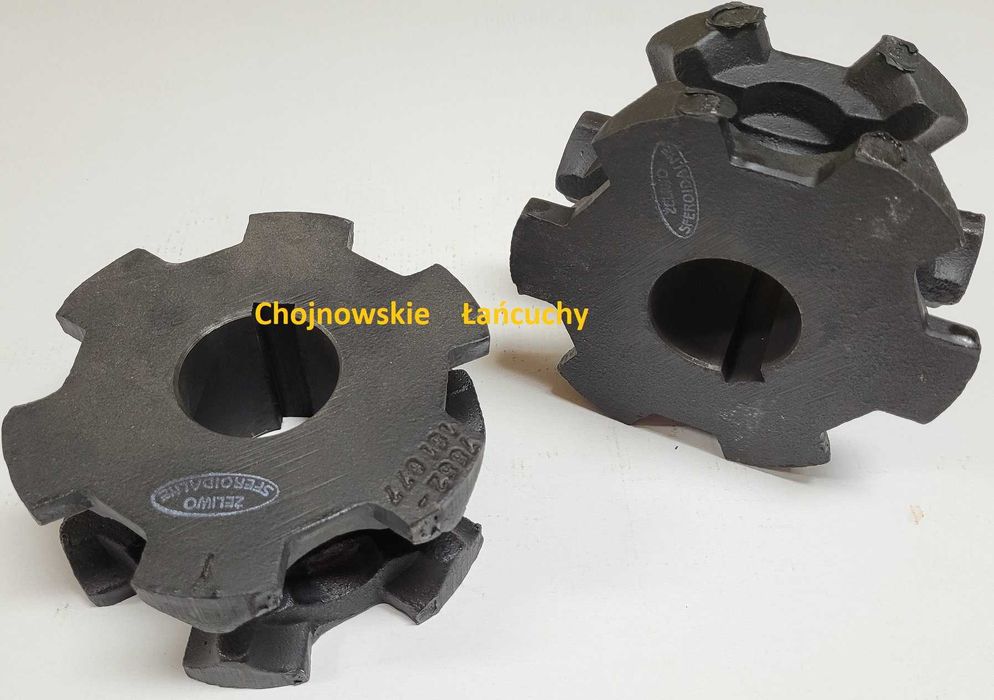 Żeliwo SFEROIDALNE Koło gniazdowe Rozrzutnik HAWE Łańcuch 13x36 Z=6