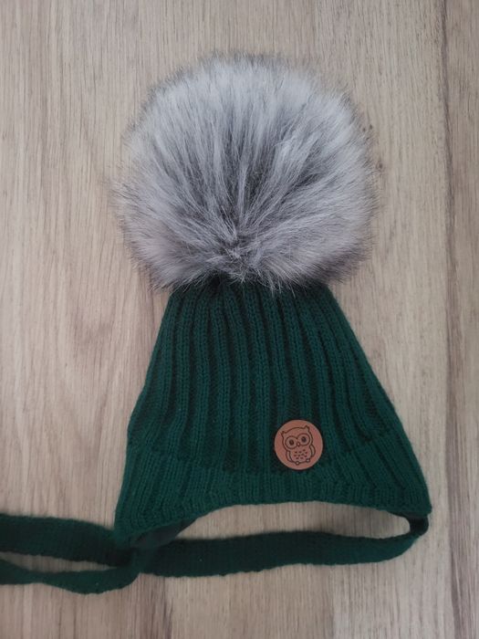 Czapka zimowa noworodek 36