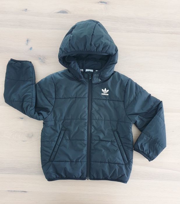 Kurtka puchowa dziecięca z kapturem ADIDAS 116 5-6lat