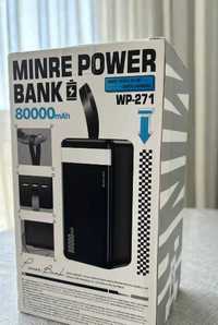 Павербанк Wekome Minre WP-271 80000mAh с быстрой зарядкой Power Bank