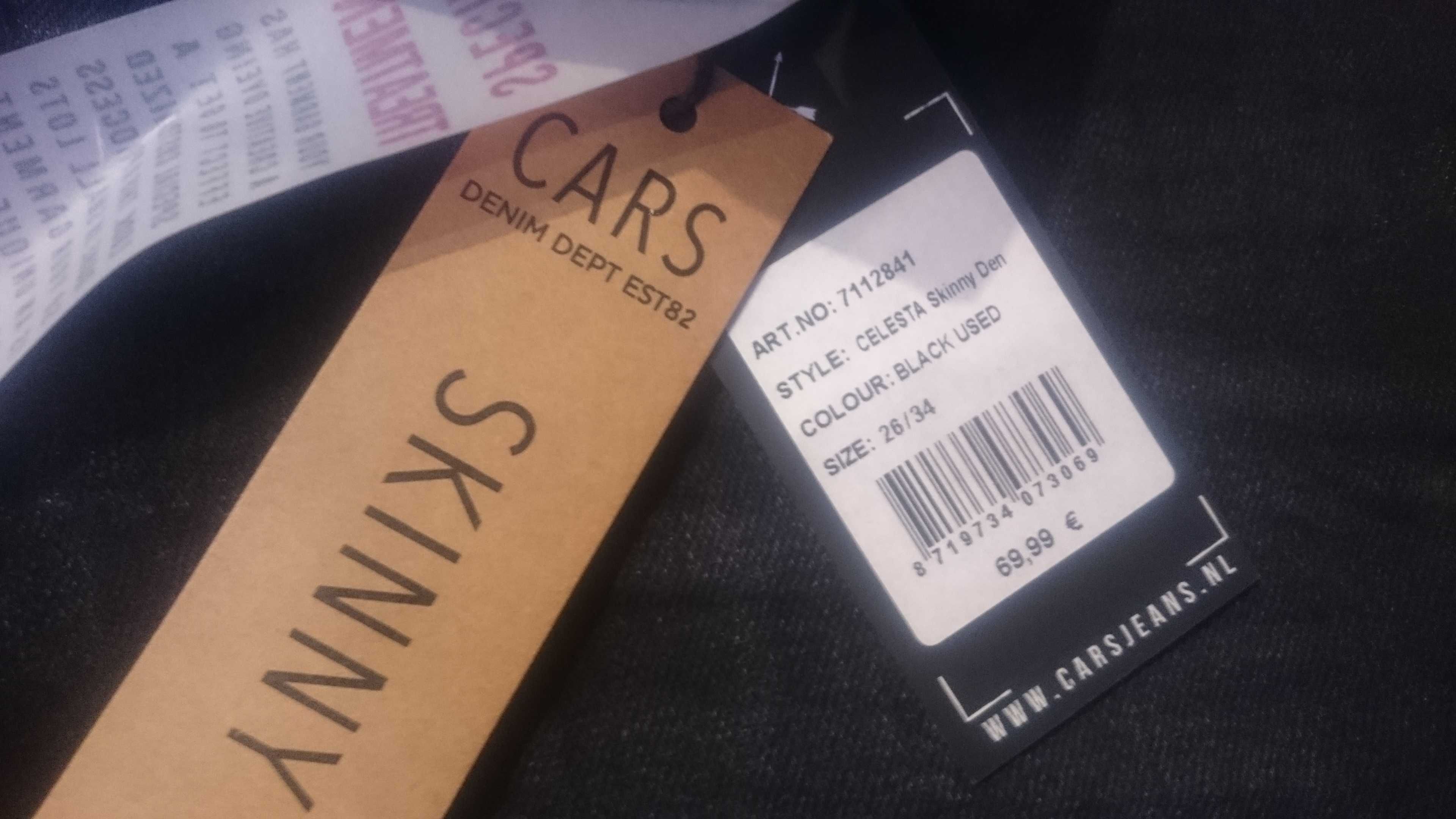 Jeansy Cars Jeans Denim skinny fit oryginał nowe z metką
