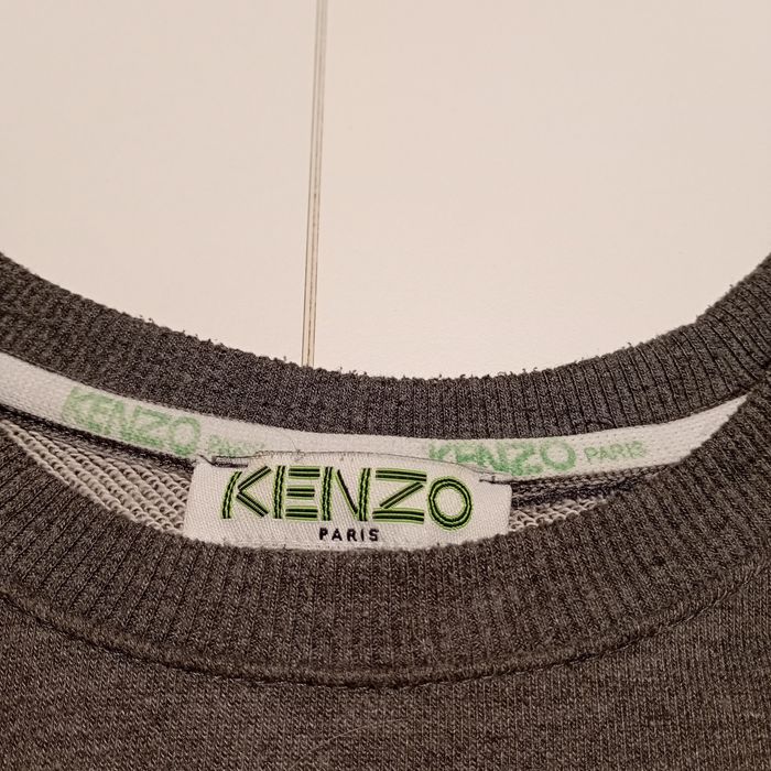 Kenzo bluza damska szara - S/36 - XS/34 - ciemny popiel, klasyk