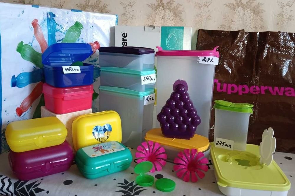 Контейнеры для хранения, для СВЧ, шейкеры, ланч-боксы Tupperware