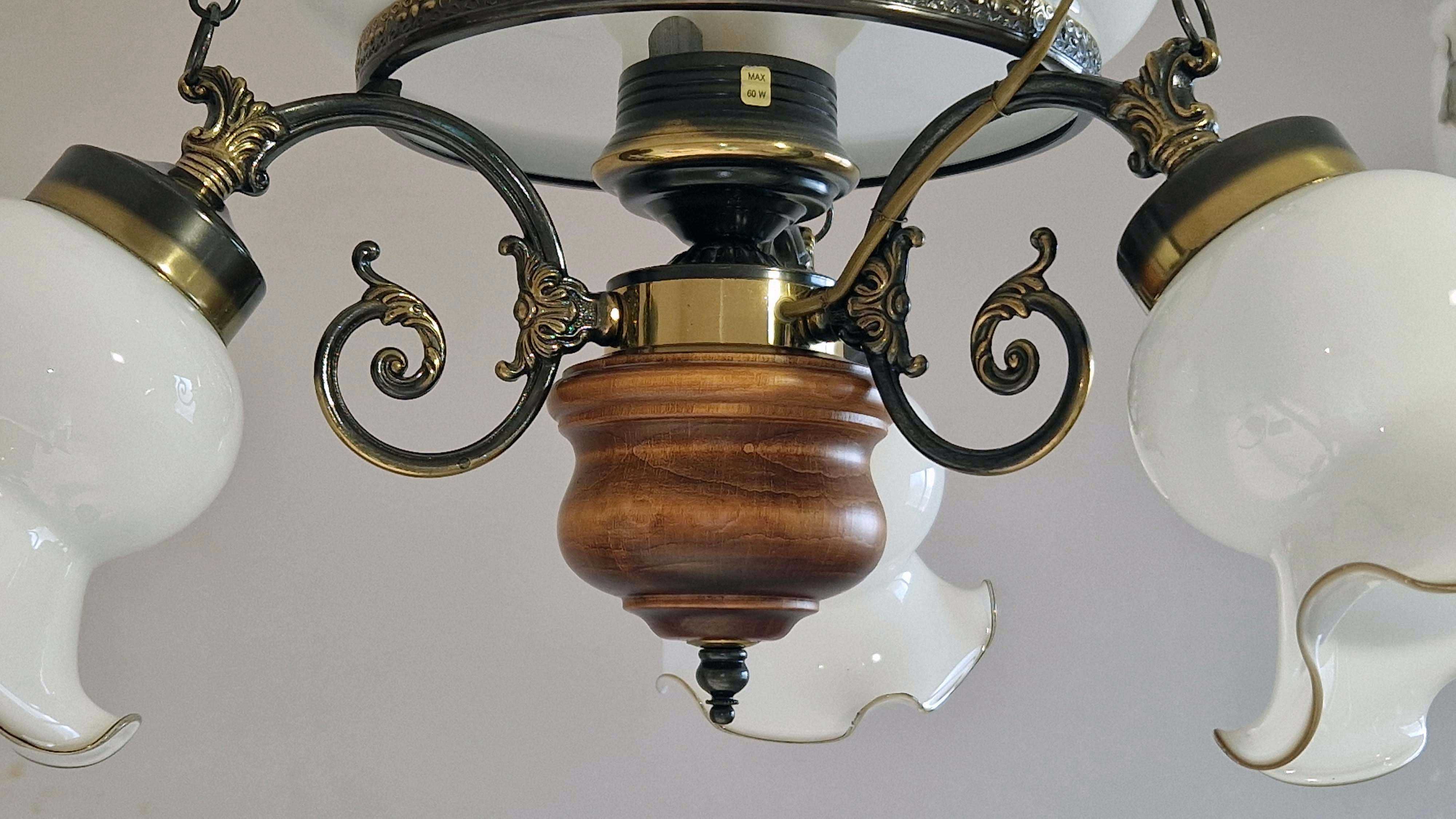 Żyrandol Lampa Wisząca RUSTYKALNA