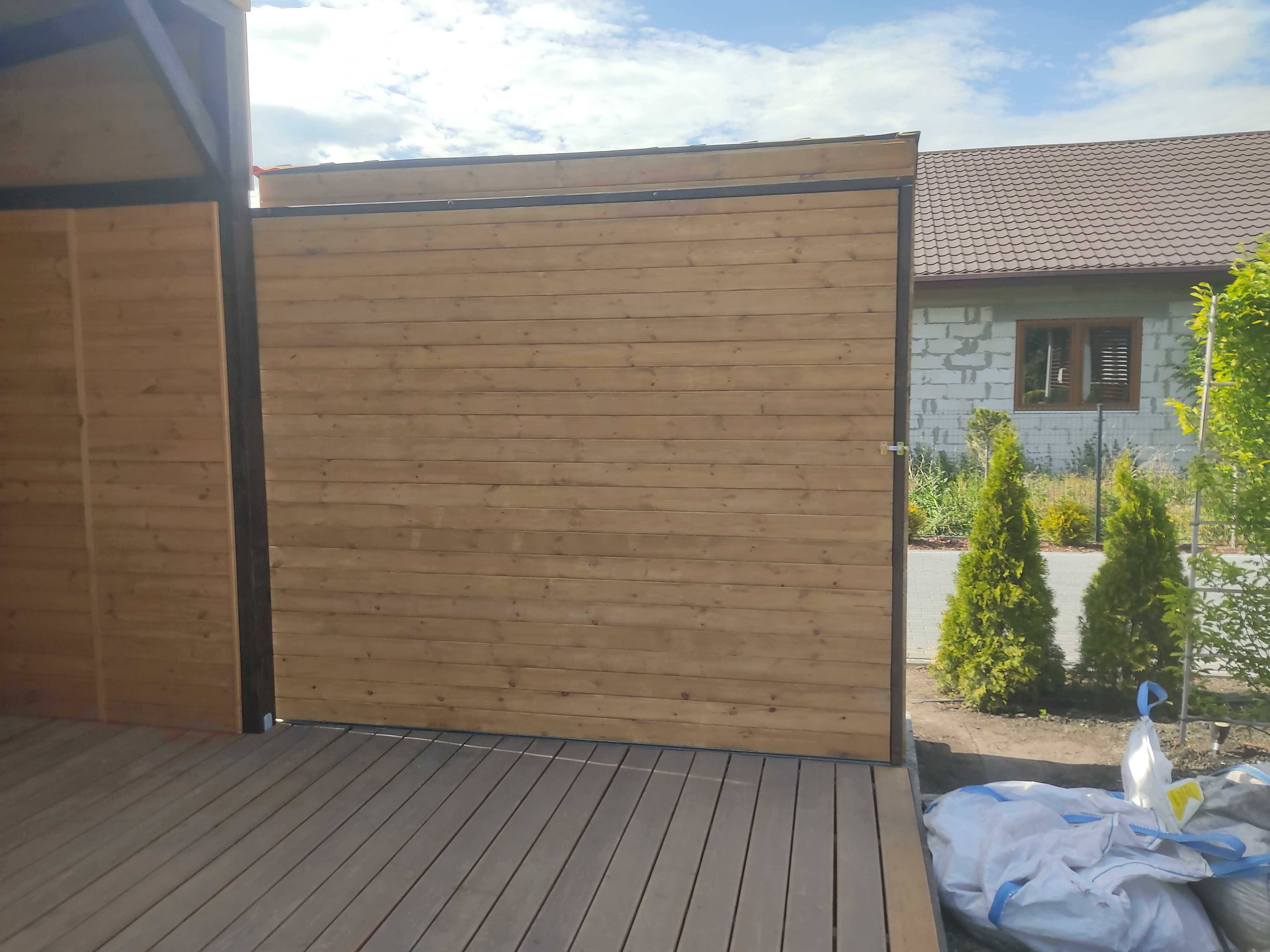 Ruchome żaluzje pergole barierki zabudowy przesuwne ściany balkony