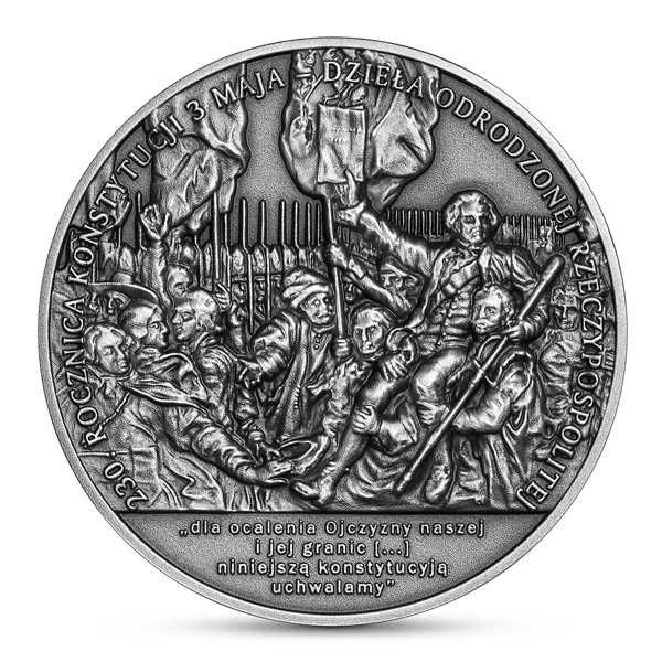 50 zł + 20 euro 230 rocznica Konstytucji 3 Maja Polska Litwa