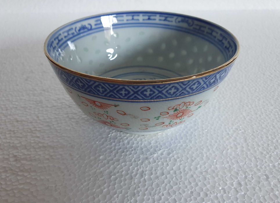 Taça oriental Baguinho de Arroz - vintage