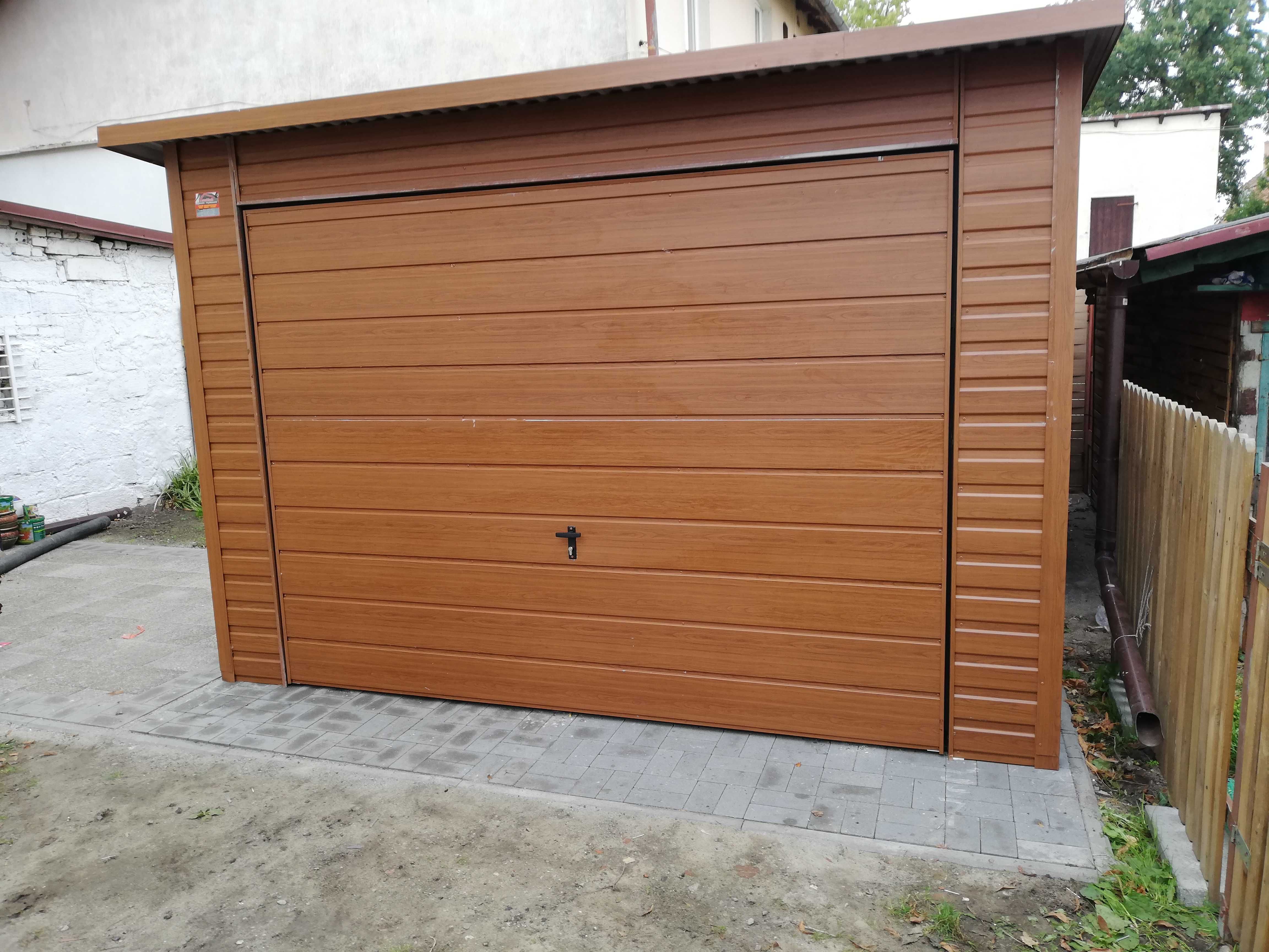 Garaż z Blachy 3x5 Drewnopodobny PROMOCJA niska Cena
