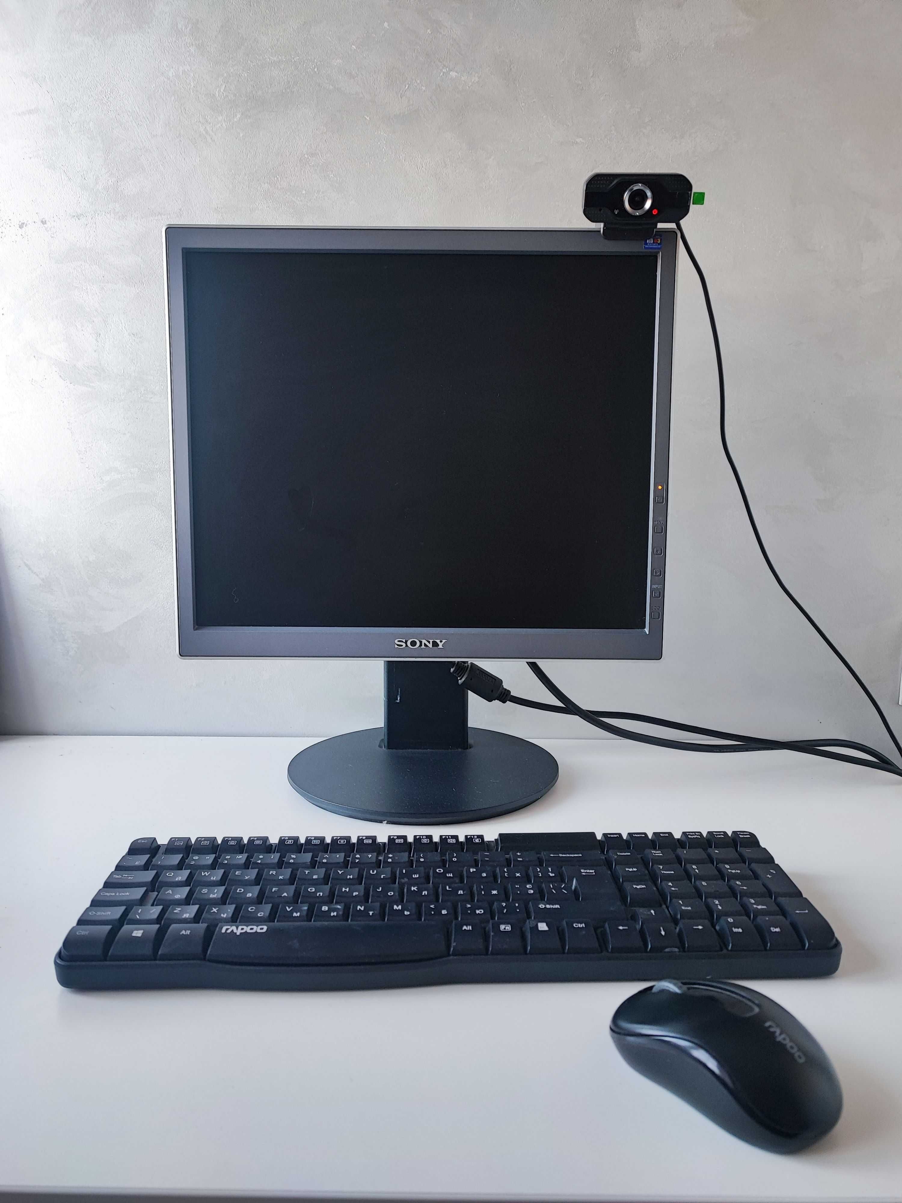 Комп’ютер комплект(монітор, клав+мишка,звук) для роботи та навчання
