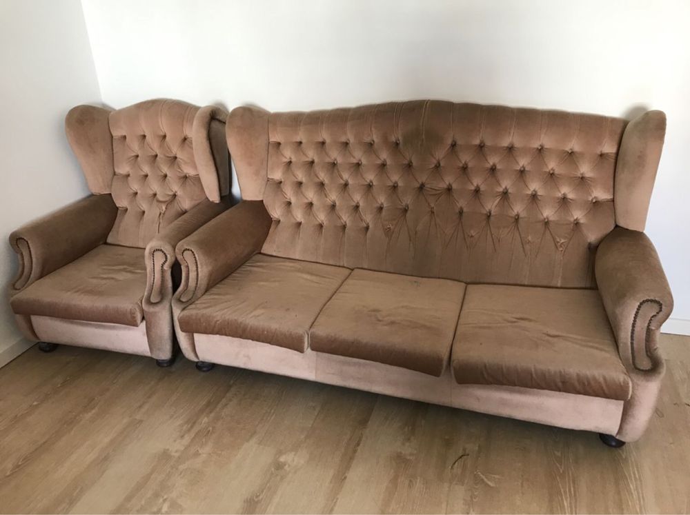 Sofas vintage como novo