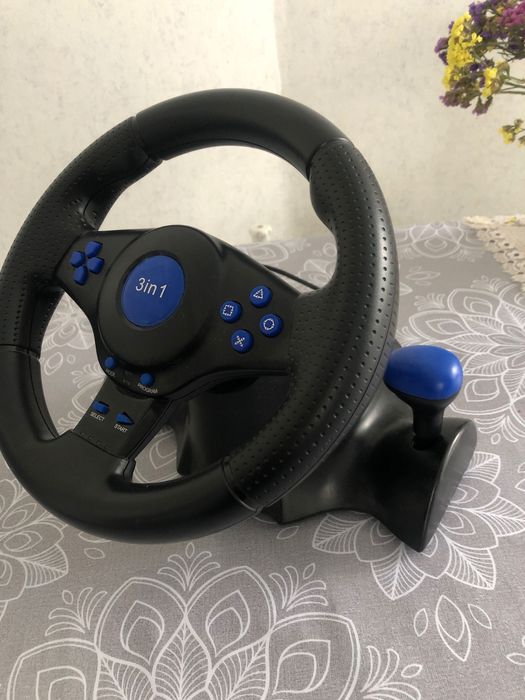 Игровой руль Super Vibration Steering Wheel USB/PC/PS3