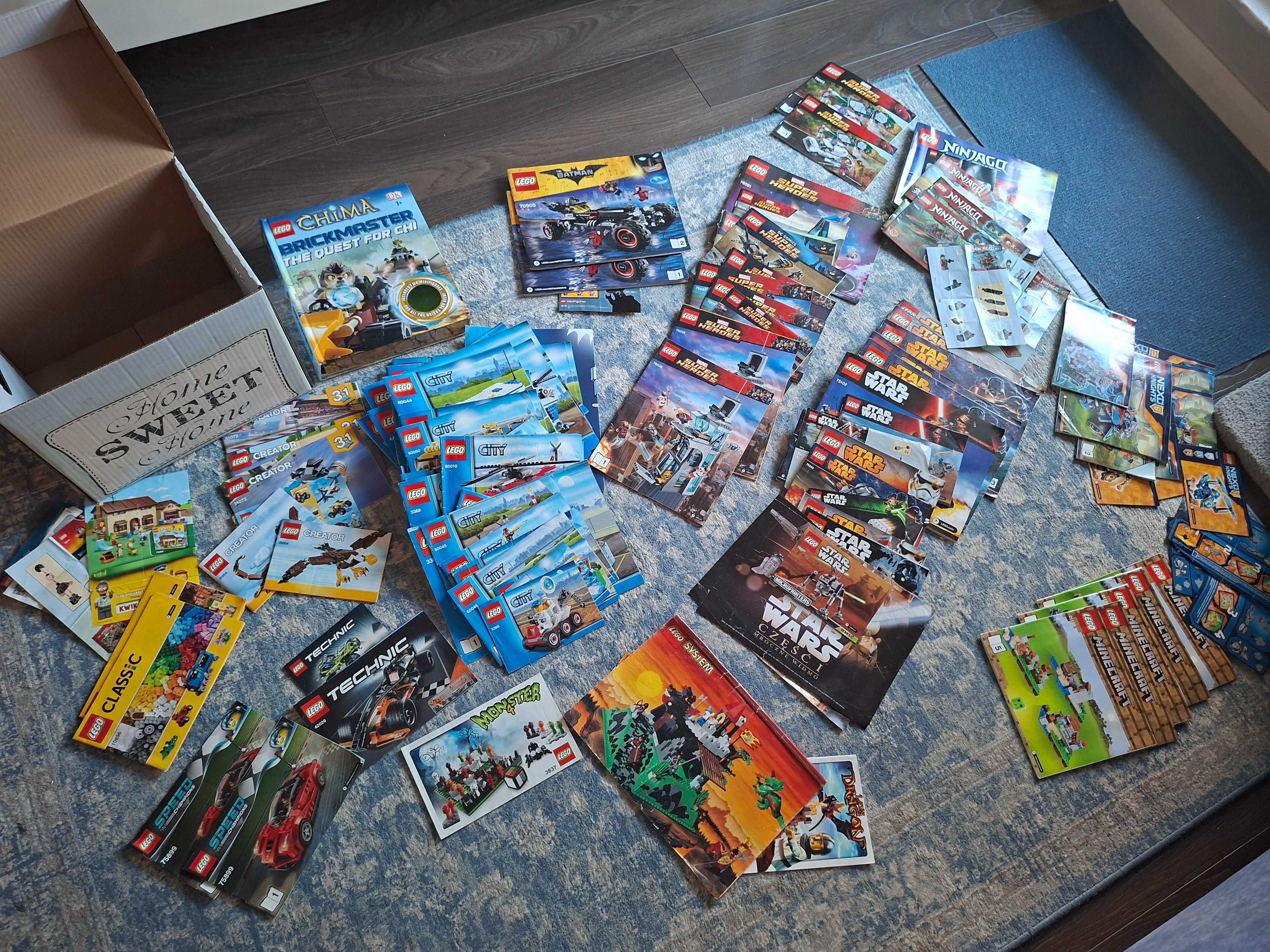 ZESTAW LEGO MIX - Star Wars, Super Heroes, Ninjago, City