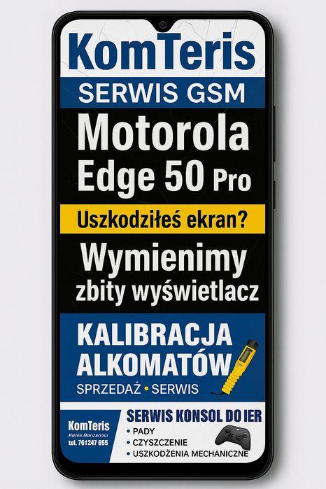 Wyświetlacz orginał Motorola Edge 50 Pro wymiana gratis