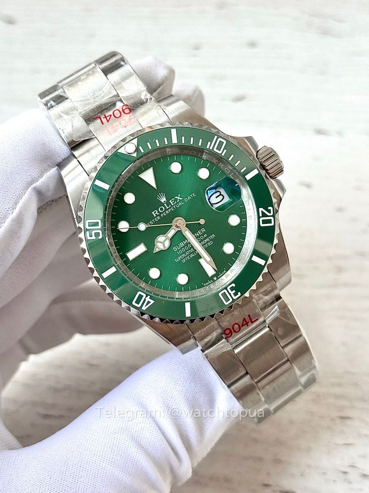 Годинник Rolex Submariner Hulk часы Ролекс