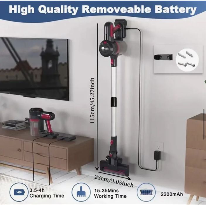Бездротовий пилосос , аккумуляторний пилосос