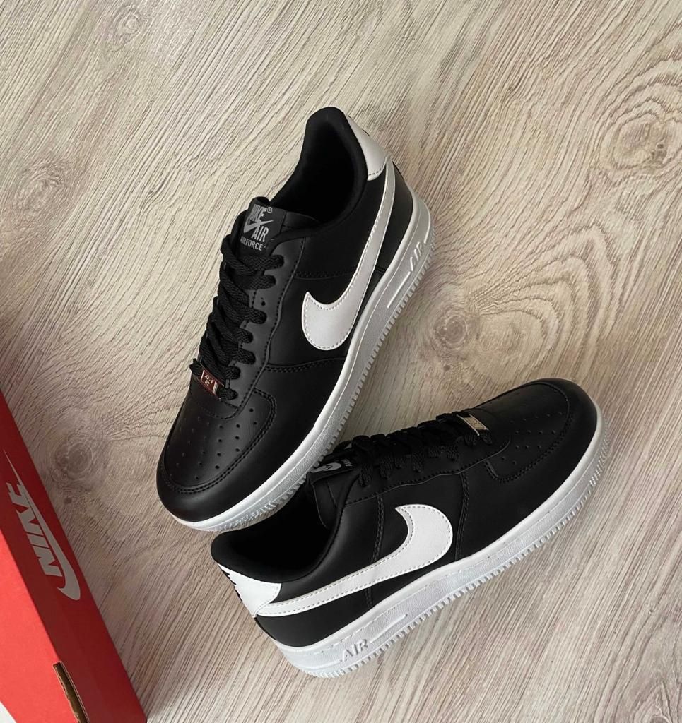 nike air force one buty czarne nowe