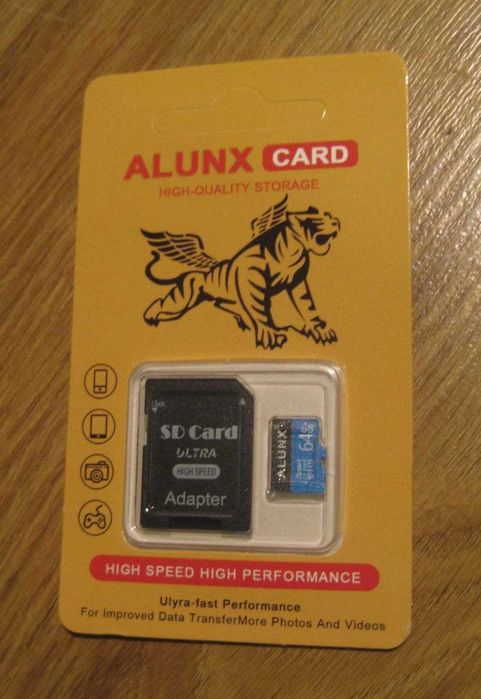 Карта памяти sd card 32 gb + адаптер