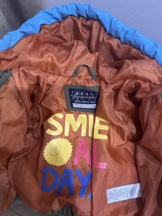 Куртка зимова на хлопчика next 3-6 міс