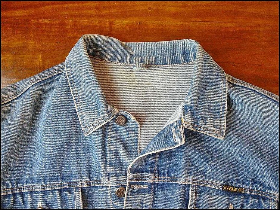 Kurtka męska jeansowa RIFLE M Wzrost 170cm niebieski Okazja!