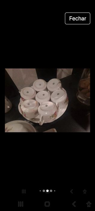 Serviço de chá porcelana antiga