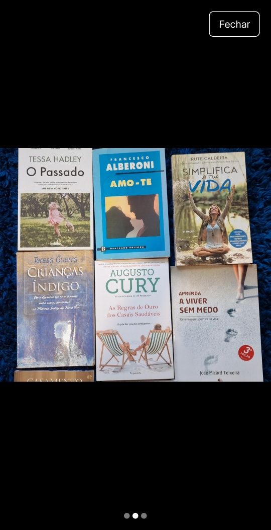 Livros diversos estimados
