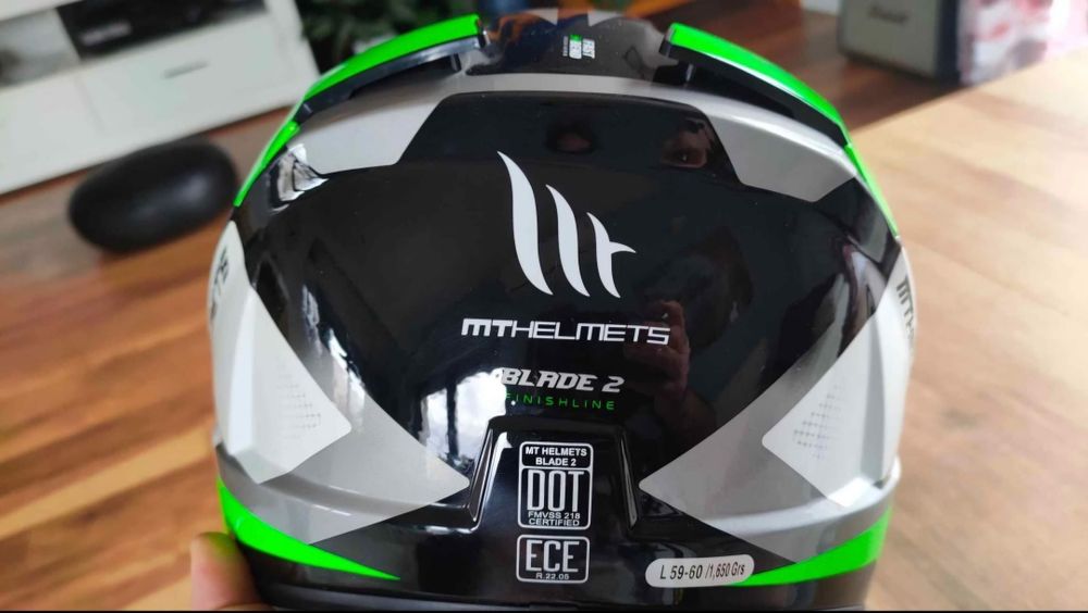 Kask motocyklowy MT Blade 2 SV, rozmiar L (połysk)