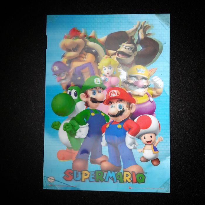 Plakat 3D Super Mario – Nintendo 2009 (efekt ruchu)