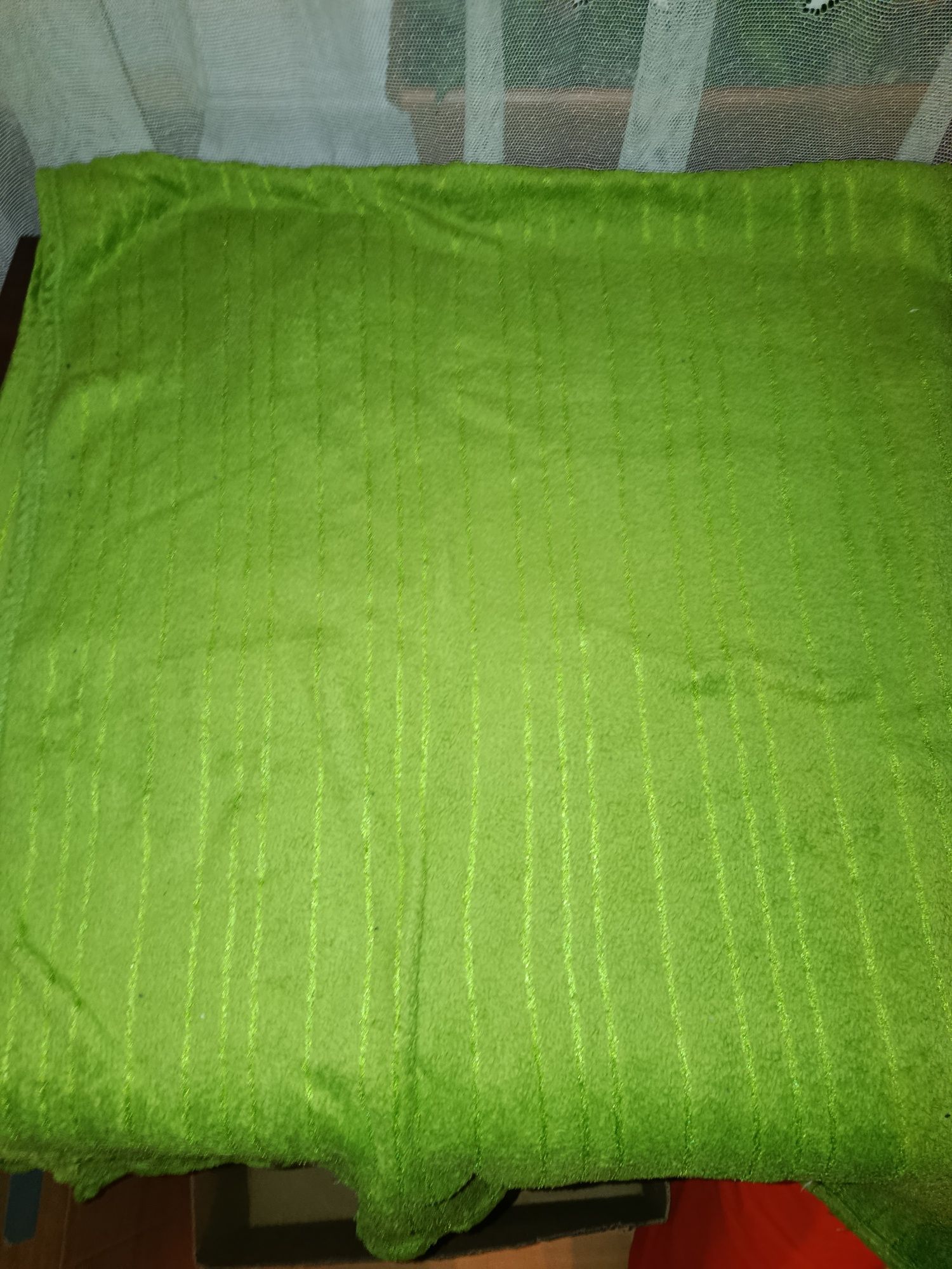Zielony miękki koc