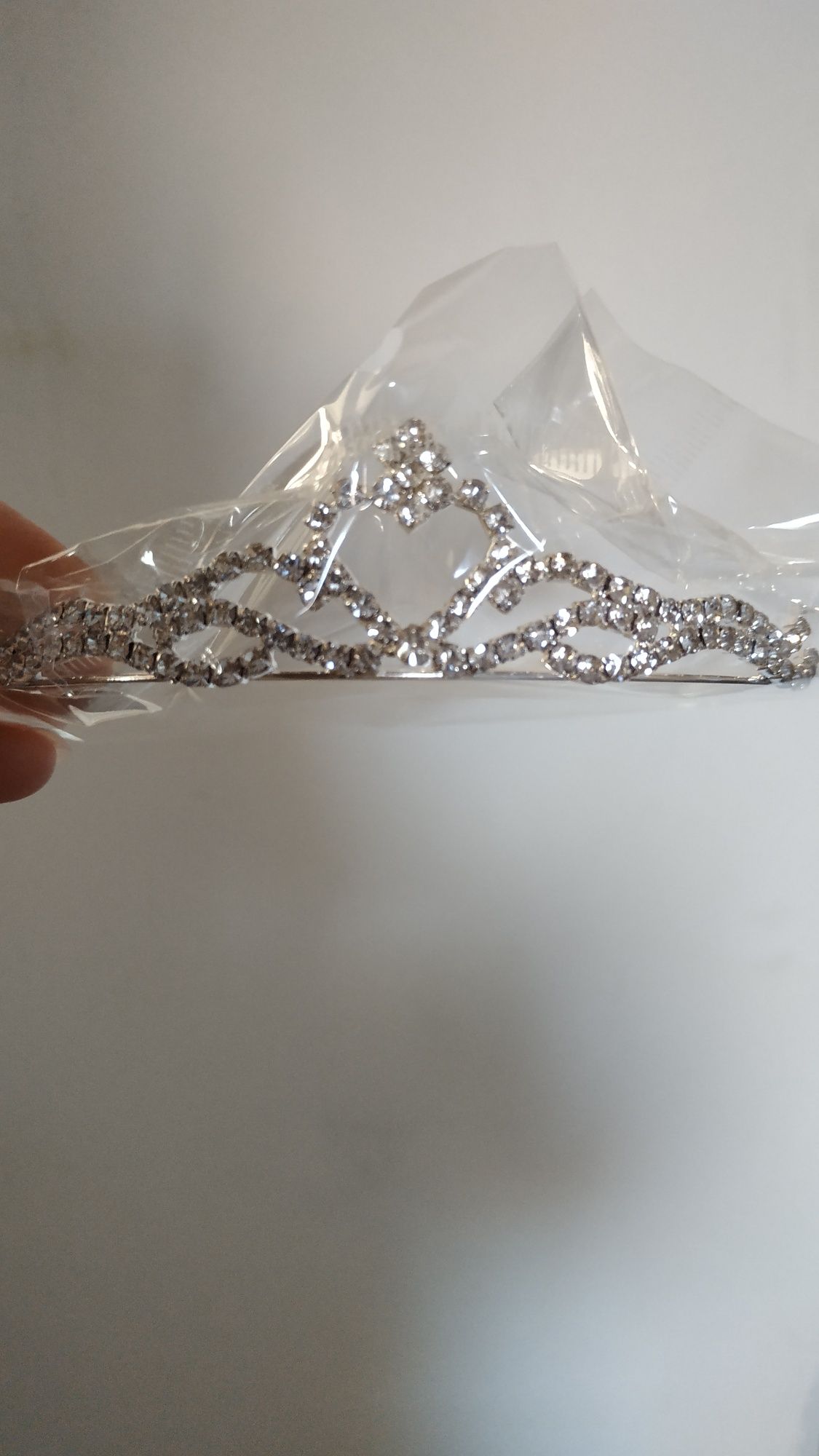 Korona diamentowa tiara opaska dla panny młodej, księżniczki dla corki