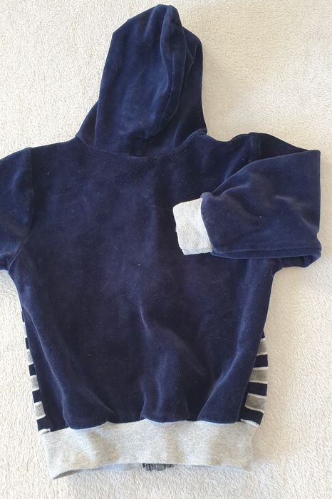 Dres welurowy dla chłopca r.86