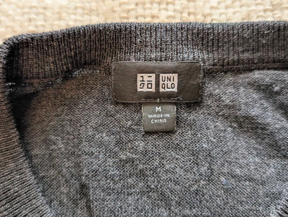 Sweter wełniany męski Uniqlo