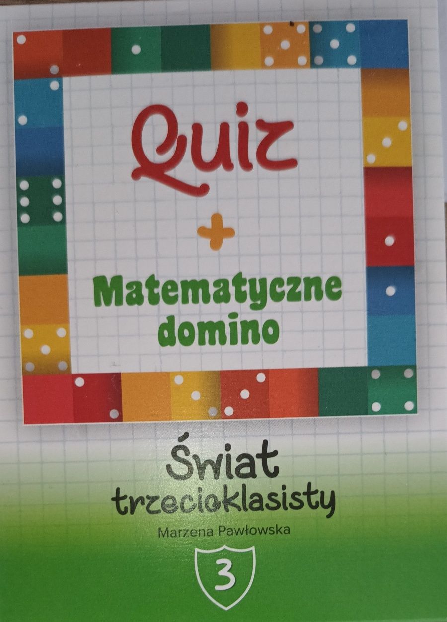 Gra quiz matematyczny domino dzielenie klasa 3
