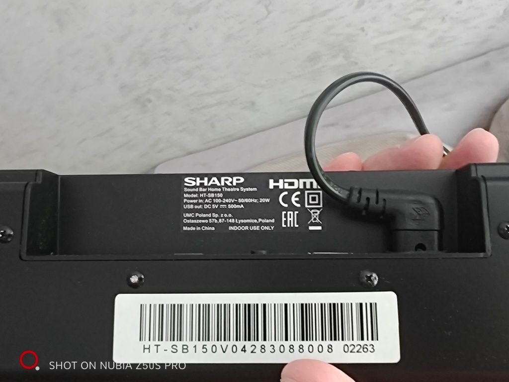 Soundbar Sharp ht sb150