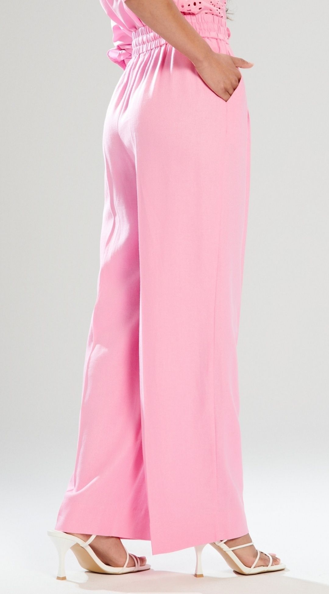 Nowe różowe spodnie wide leg Sinsay xxs/xs