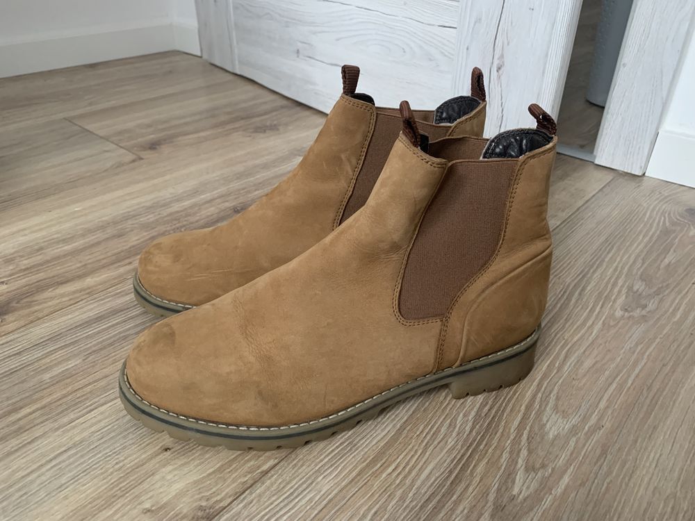 B&Co skorzane buty sztyblety ocieplane botki skora premium