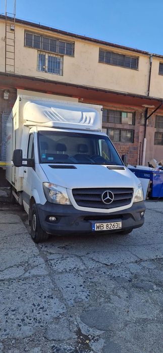 Mercedes-Benz Sprinter  Mercedes-Benz Sprinter kontener, winda salon Polska