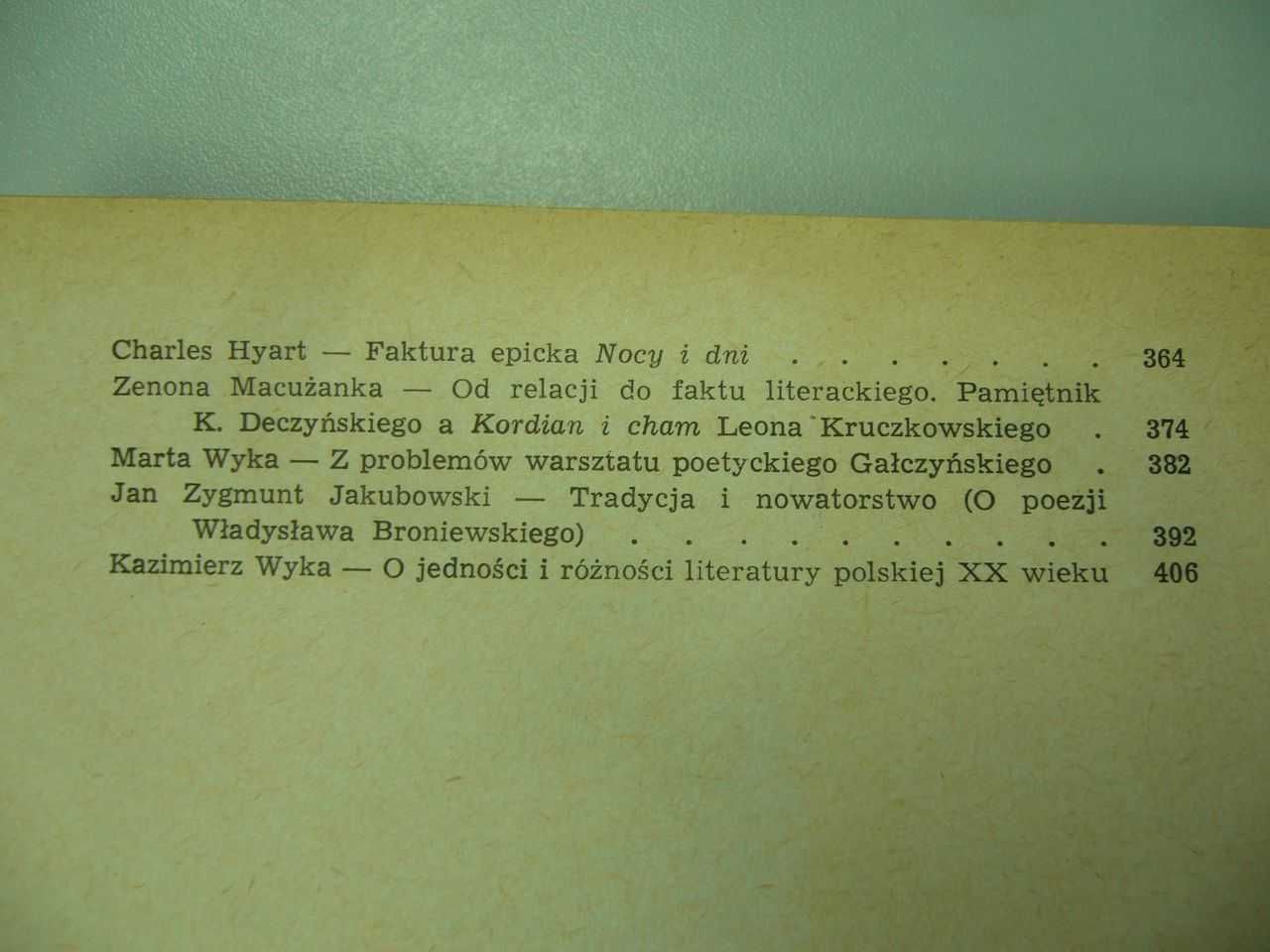 O literaturze polskiej materiały - Andrzej Makowiecki