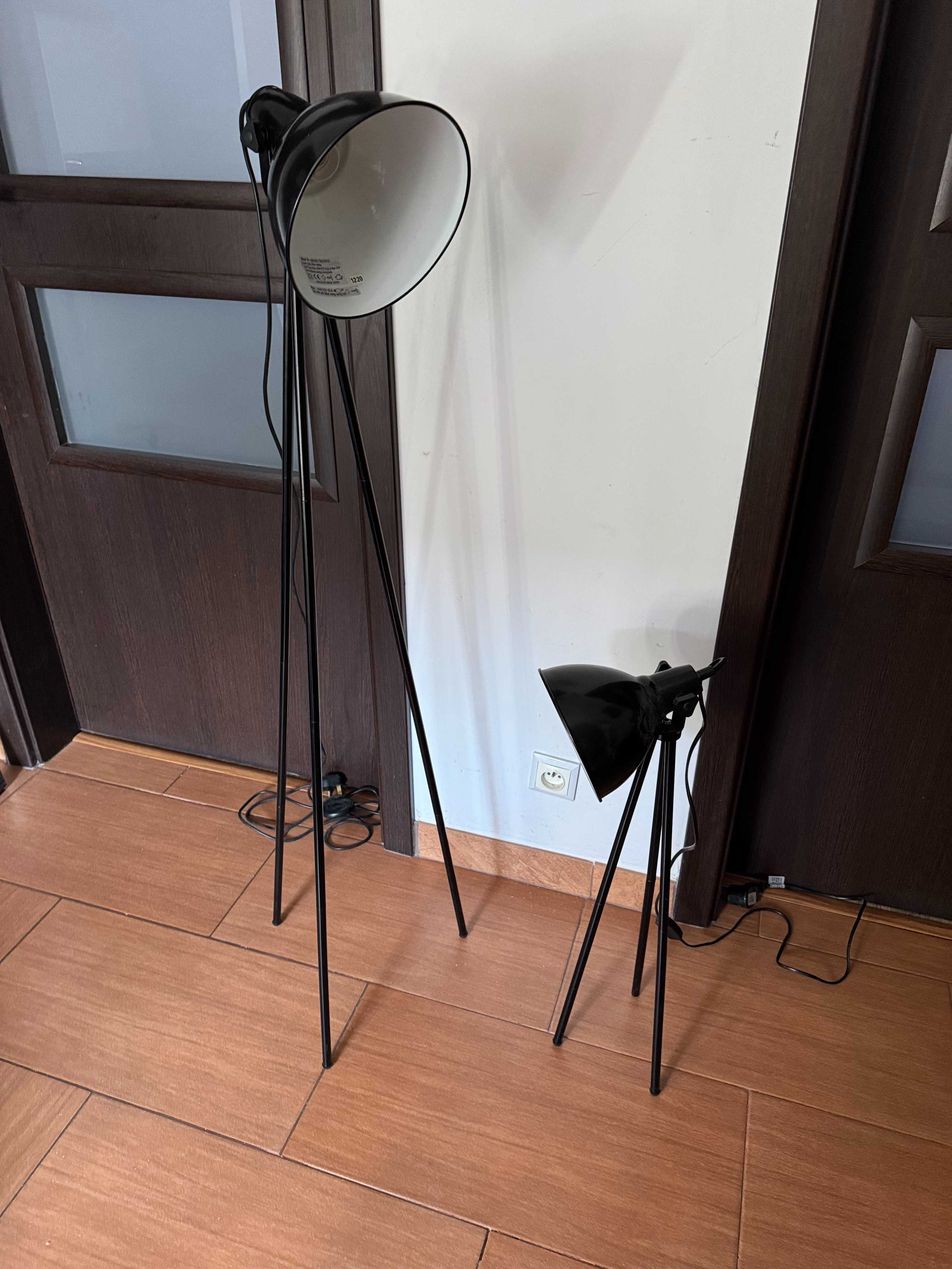 2 lampy podłogowe designerskie