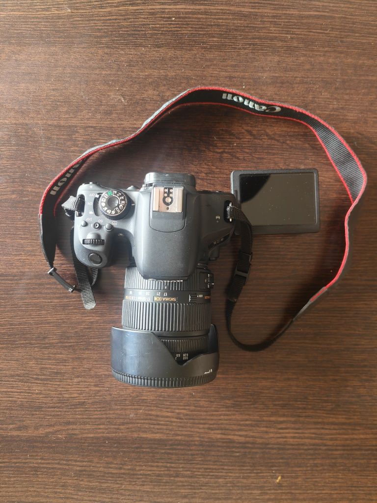 Canon 800D + obiektyw Sigma 17-50 F 2,8