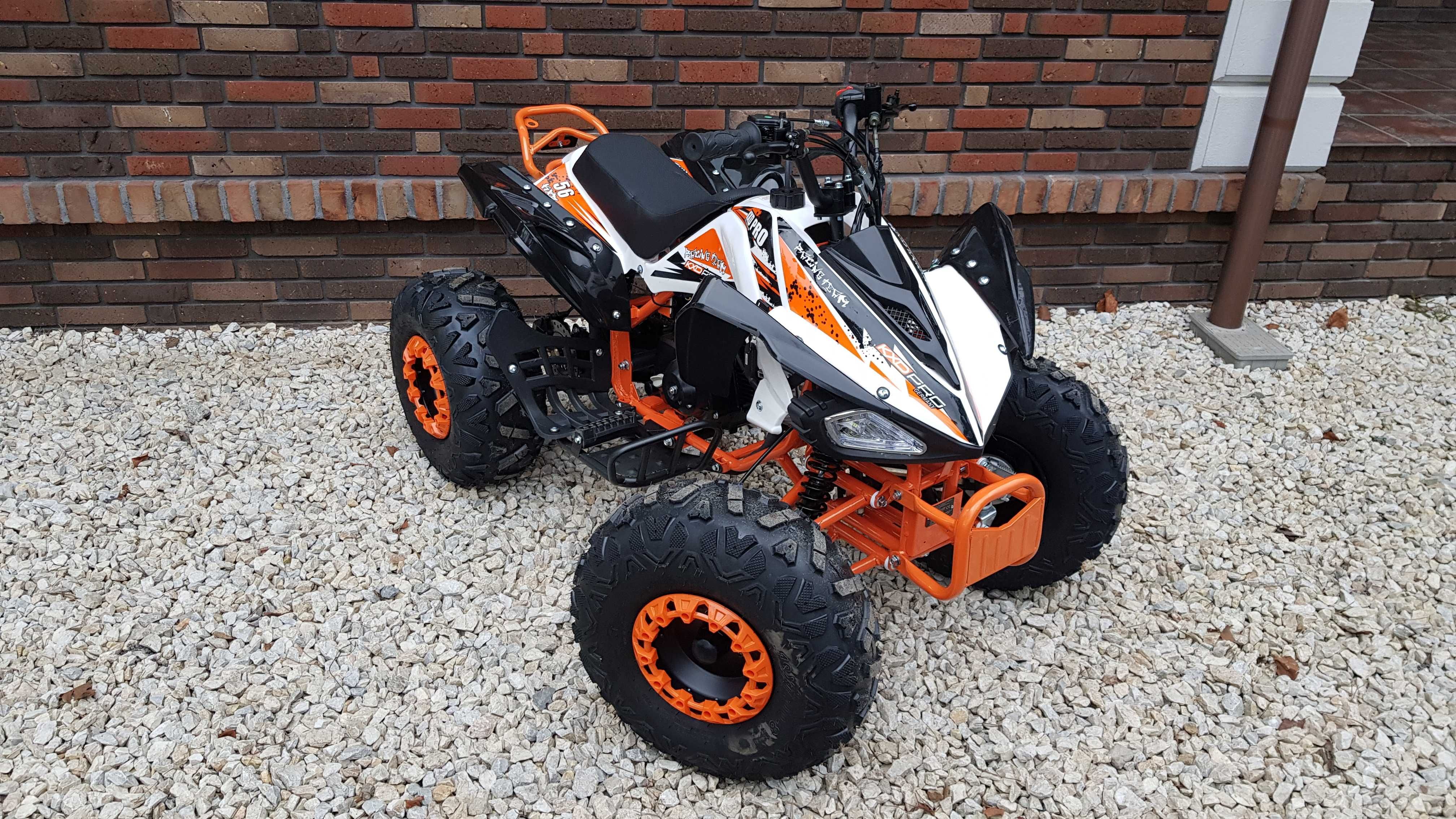 Quad 125cc atv RATY 7cal kxd raptor 110 14km Nowy Duży kład XXL apollo